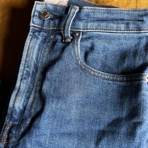 Everlane way high denim jean in medium blue